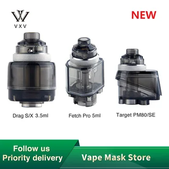 

Original VXV Soulmate RDTA Pod for Drag S/ Drag X/ Fetch Pro/ Target PM80/Target PM80 SE & Capacity 3.5ml/5ml/5.5ml & 510-thread