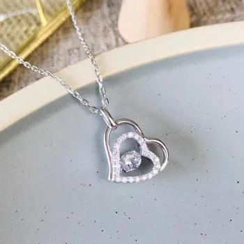 

Designer Fashion 925 Sterling Silver Jewelry 3A Cubic Zirconia Party Necklace