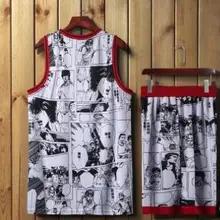 Хипджазер высокое качество Slam Данк Косплей уличная спортивная баскетбольная Джерси японский аниме узор баскетбольные футболки спортивный бюстгальтер