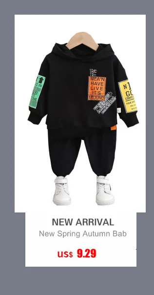 Fashion Children Clothing Spring Autumn Baby Girl Clothes Set Boys Cotton Jacket Pants 2 Pieces Toddler Costume Kids Tracksuits