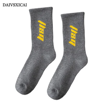 

3Pairs/lot=6pieces Hip Hop Skateboard Socks Fashion Men Long Tube College Wind Socks For Mans