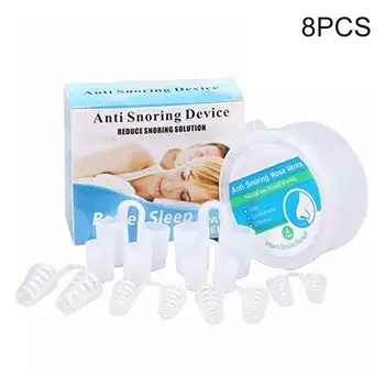 

Silicone Gel / PE Healthy Anti Snoring Apnea Nose Clip Anti Snoring Breathe Help Stop Snoring Device Sleep Aid Stop Snoring Devi