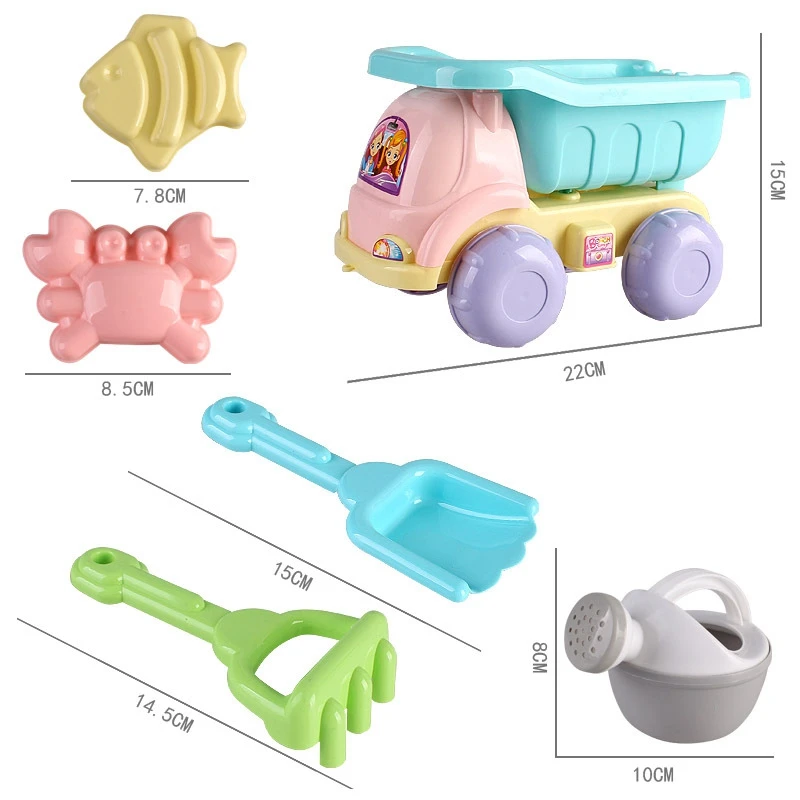 lower price Hot-6 Sets Of Children Playing Sand Dredging Tools Playing Water Beach Toys