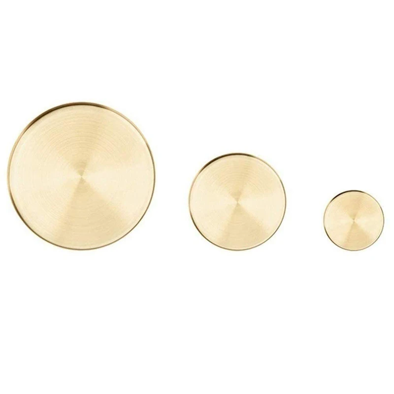 AFBC Round Gold Tray Metal Decorative Makeup Organizer for Vanity Bathroom Dress Matte Brass Finish | Дом и сад