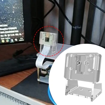 

Transparent Bracket Camera Holder Desktop Support Replacement Parts Easy Install Computer Home Mini Webcam For Raspberry Pi Zero