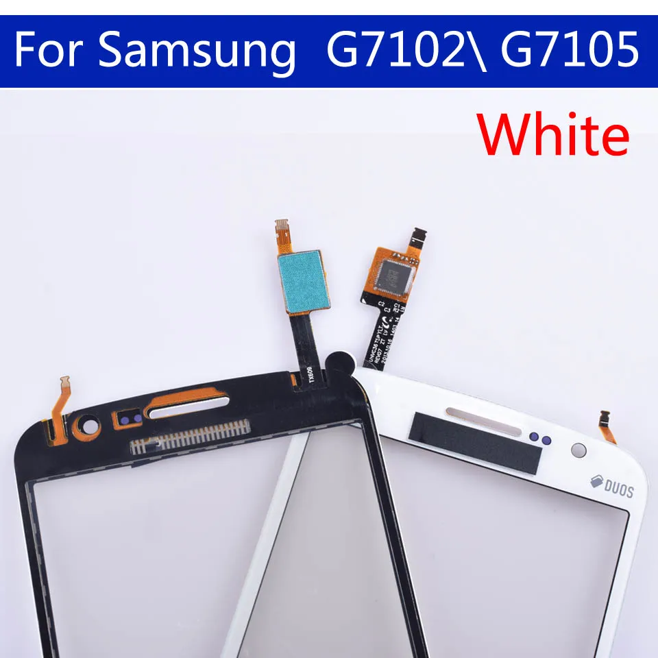 Сенсорная панель для Samsung Galaxy Grand 2 G7102 G7105 G7106 G7108 G710 10 шт. в партии|Сенсорные панели