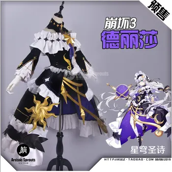 

Game Honkai Impact 3 Theresa Apocalypse Lolita Cosplay Costume Uniforms Free Shipping