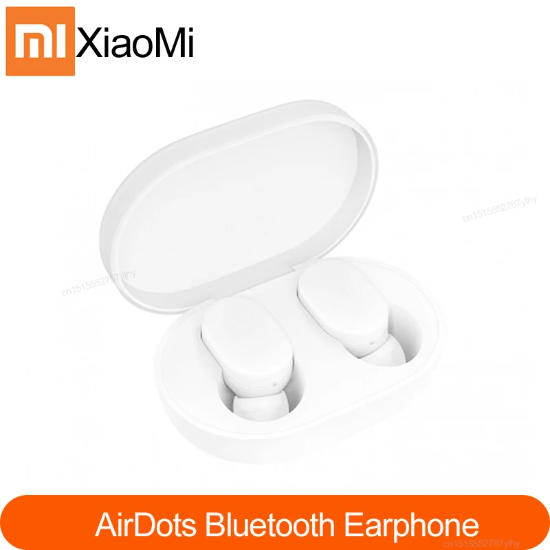 TWS-стереонаушники Xiaomi Mijia Airdots с микрофоном поддержкой Bluetooth 5 0 и зарядным футляром