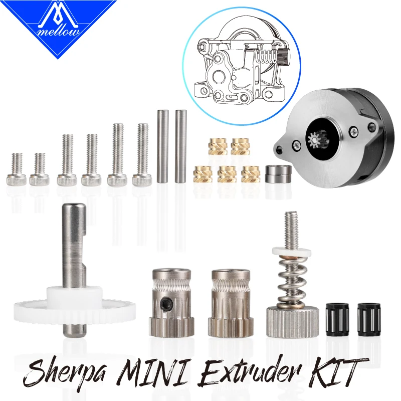 Extrusora de Pouco Peso de Mellow Sherpa com Movimentação Direta do Motor para a Impressora 3d de Voron Mini - Pro Blv 2.4 Creality3d Cr-10 Ender3 - Imagem 2