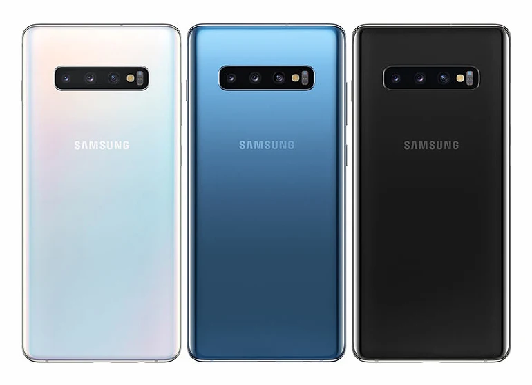 Samsung Galaxy S10 Plus S10+ G975F Android Мобильный Восьмиядерный Exynos 9820 8 Гб ram 128 ГБ rom 6," 5 камер NFC 4100 мАч