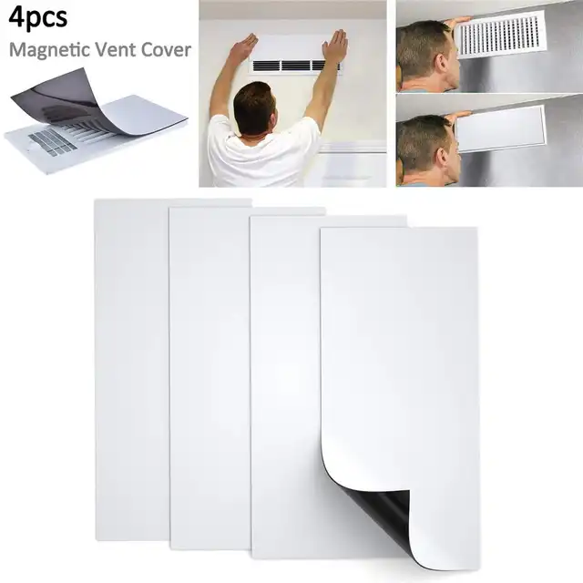 4pcs Magnetic Vent Covers Double Thick Magnet For Wall Registers