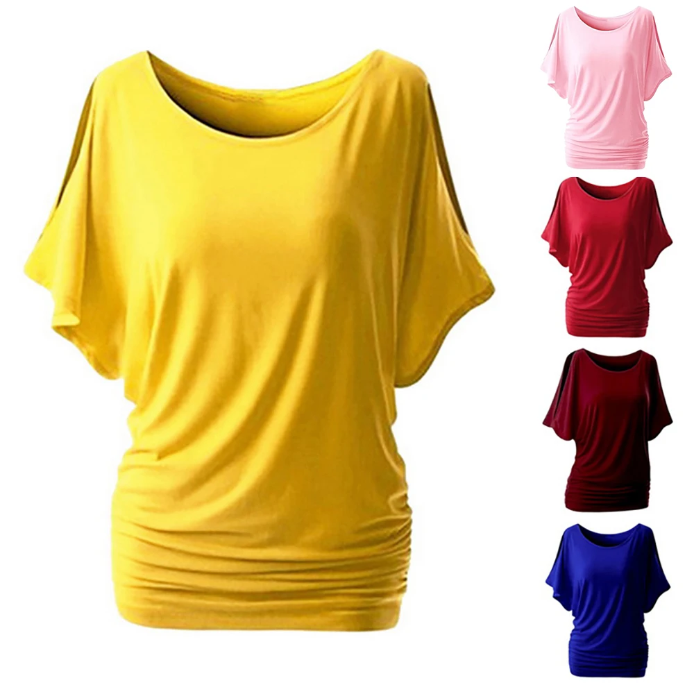 LOOZYKIT, 5XL размера плюс, Женская Повседневная летняя футболка,, короткий рукав, холодное плечо, перо, принт, топы, футболка, женская, Camisetas