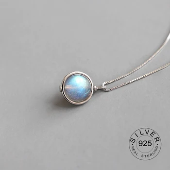 

New Fashion Creative Bead 925 Sterling Silver Jewelry Personality Colorful Zircon Ball Popular Pendant Necklaces