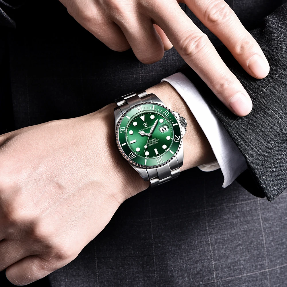 PAGANI DESIGN New Men Mechanical Wristwatch Luxury Ceramic Bezel Automatic Watch Sapphire Glass Watch for Men Relogio Masculino