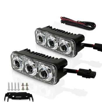 

1 Pair Daytime Running Lights Car 3-LED Fog Lamp Waterproof Replacement