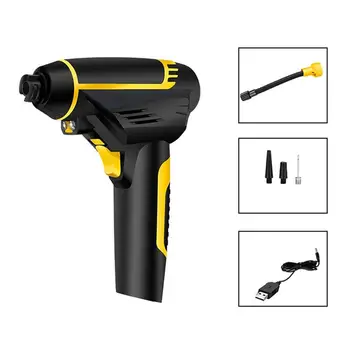 

Digital LED Smart Car Air Compressor Pump Portable Handheld Car Tire Inflator Electric Air Pump 150 PSI Repair Tool Accessories