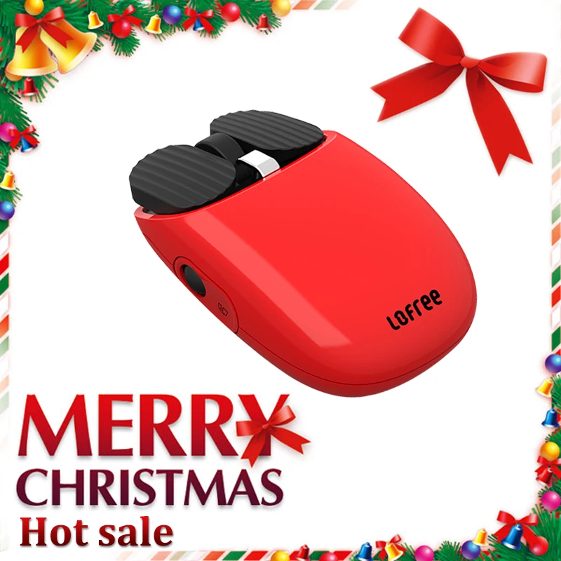 Antscope Lofree MAUS картофельный чип, Bluetooth, Двухрежимная мышь, модный домашний офис, беспроводной компьютер, маленькая утка, мышь