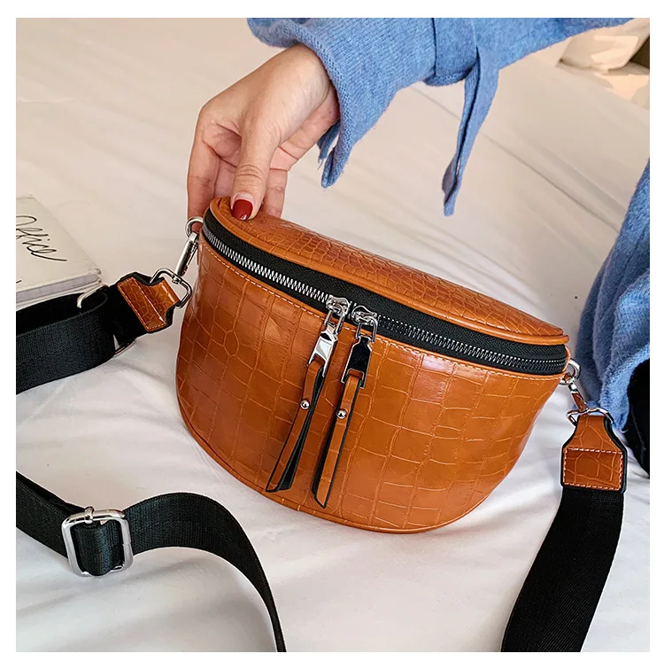 Riñonera de cuero vegano con correa ajustable para mujer, bolso femenino  con cinturón, Mini bolso cruzado en todas partes, Envío Gratis - AliExpress