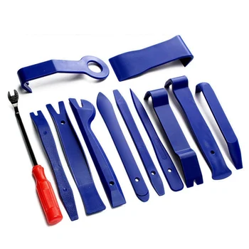 

12Pcs/set Car Audio Refitting And Disassembling Tool Skid Plate 6 Inch Screwdriver Crowbar Disassembly Tool Set