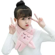 Детский шарф с героями мультфильмов; модная плотная толстовка с капюшоном и ушками с изображением животных