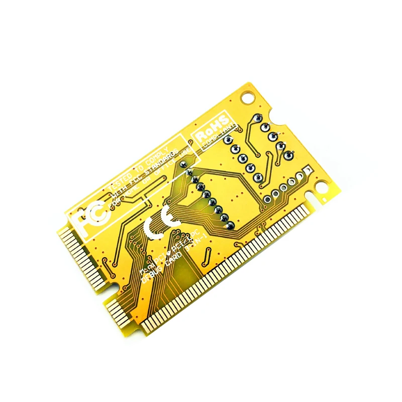 PCI-E Adapter Card PCI-E Expansion Card PCI-E USB Adapter Card PCI Debug Card PC Analyzer Tester POST Card For Notebook Laptop Express Card