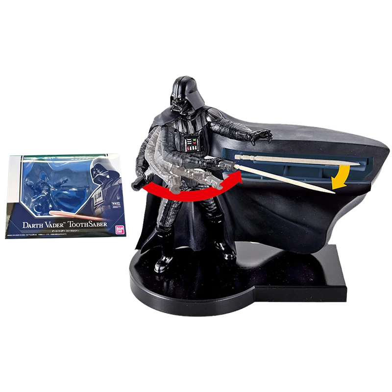 Bandai Звездные войны фигура Дарт Вейдер натуральная модель зубочистка коробка