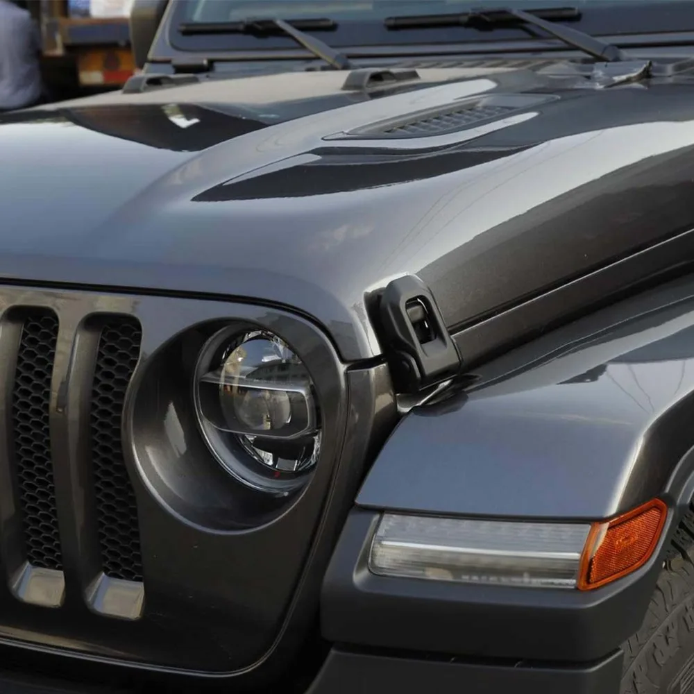 Для Jeep Wrangler Jl Jlu замок фонаря Пряжка автомобильный двигатель защелка крышки замок безопасности аксессуары для модификации автомобиля