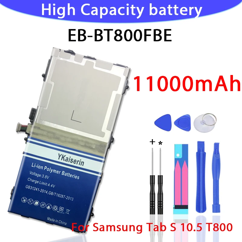 Tablet Battery EB BT800FBE For Samsung Galaxy Tab S 10.5 T800 T801 T805