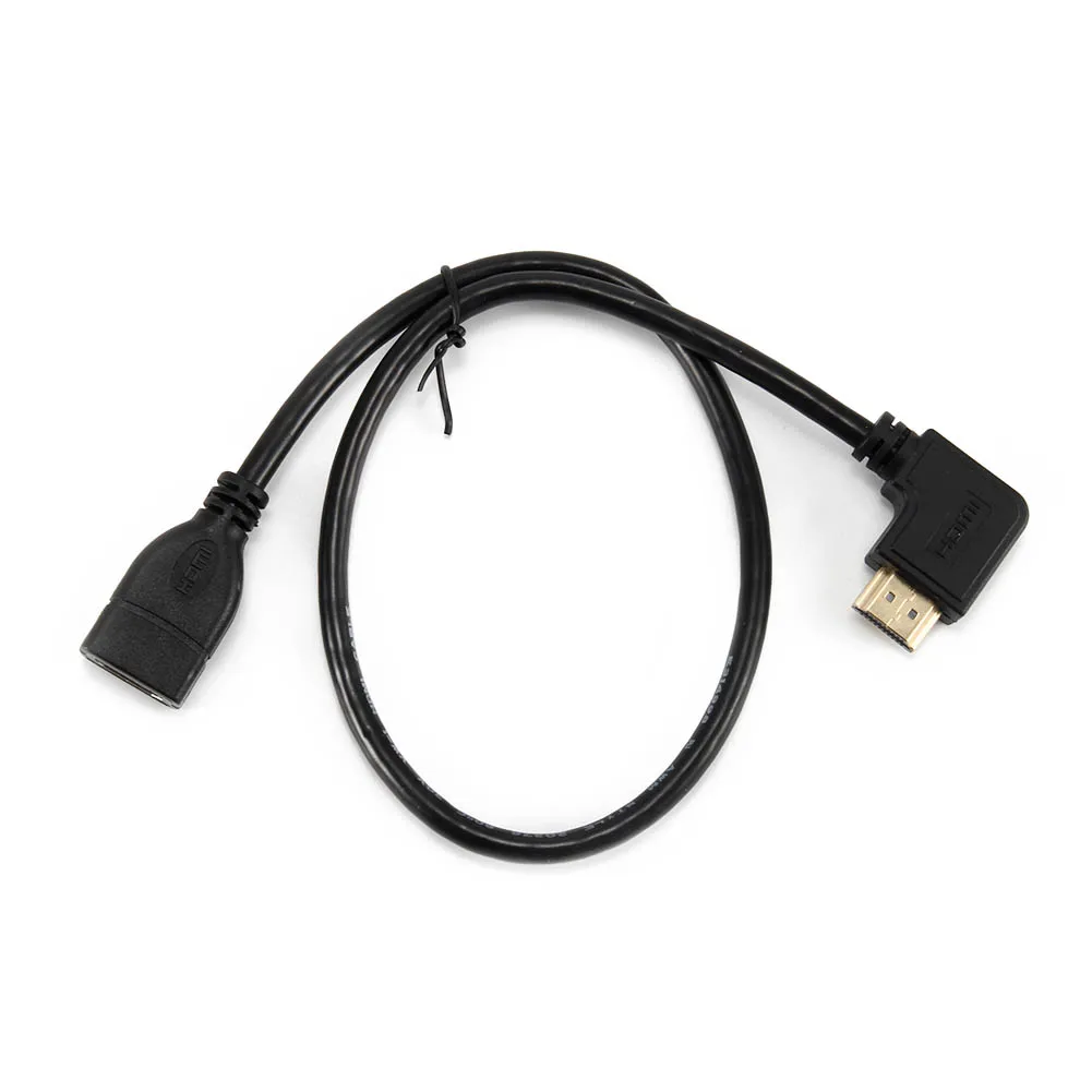15/50cm 4K HDMI Male to Female Cable Right/Left 1080P Adapter Convertor Extension Cord AS99