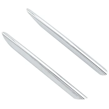 

Car Chrome Front Bumper Fog Light Eyebrow Trim Strip for Honda Civic 2016 2017 2018