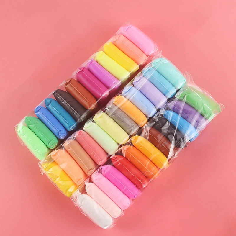 

DIY Toys Toy Gift To Kids Children Non-stick hands Plasticine 36 Color Safe Colorful Light Clay Light Soft Clay