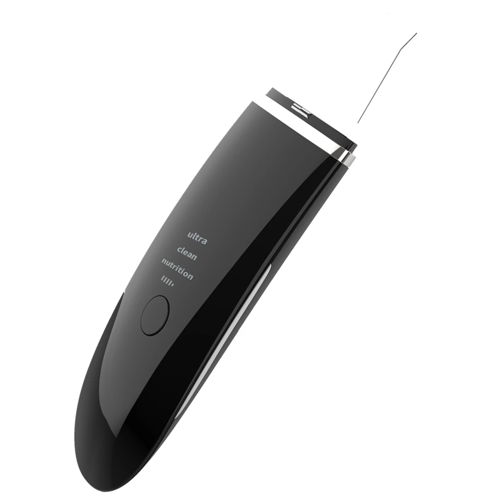  Wireless Charging Ultrasonic Skin Scrubber Deep Cleaning Machine Sonic Face Blackhead Removal Anti 