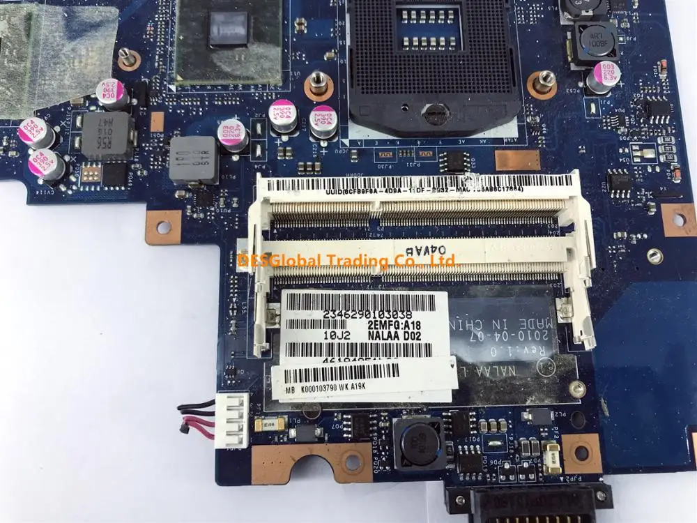 K000103790 для Toshiba Satellite L670 L675 материнская плата для ноутбука HM55 NALAA LA-6042P материнская плата полностью проверена Быстрая