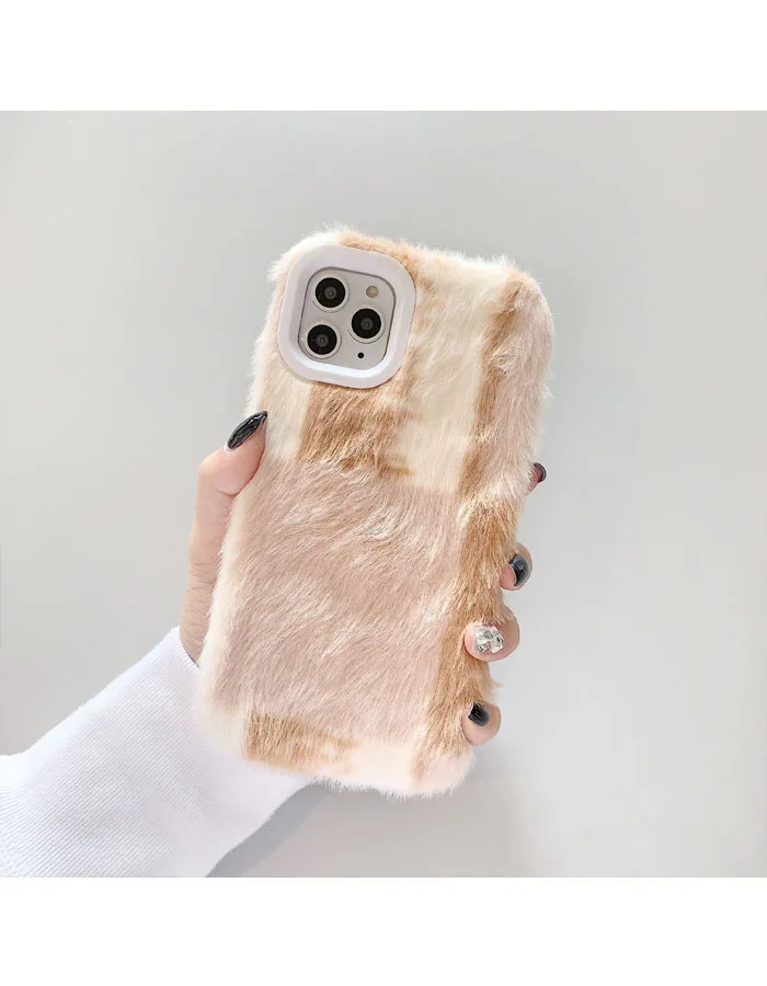 GlamPhone чехол прошитый плюшевый чехол для телефона для iPhone11Pro/Max X XS Max XR Мягкий силиконовый чехол для iPhone11 7 8 6 6s Plus чехол
