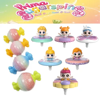 

Sweet Girls Blind Box Random Surprise Doll Candy Cake Ball Demolition Music Spin Rorating Dancing Ballet Doll Toys for Children