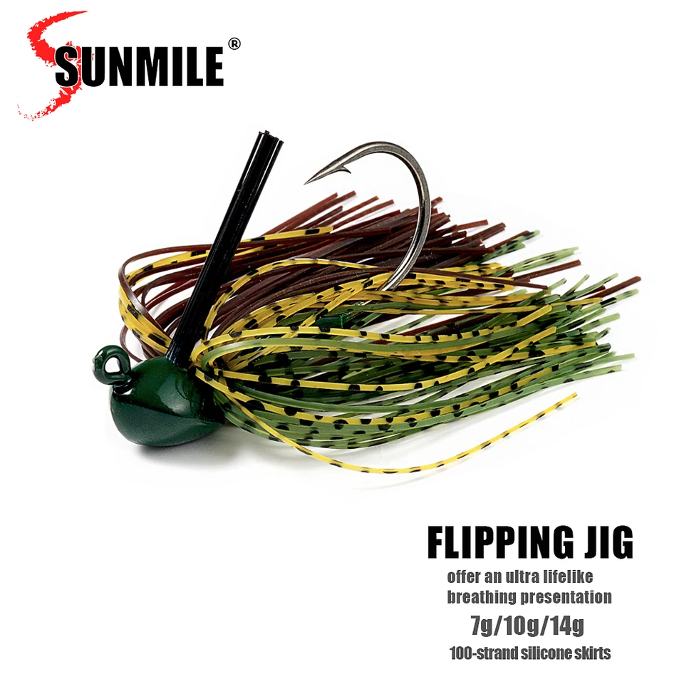 Bass Fishing Lure Kit Weedless Jigs Football Jigs, 18pcs Swim Jig Bass  Weedless Spinner Lure with Trailers Flipping Jigs Silicone Skirts Kit Craw  Baits for Bass Fishing Lure 