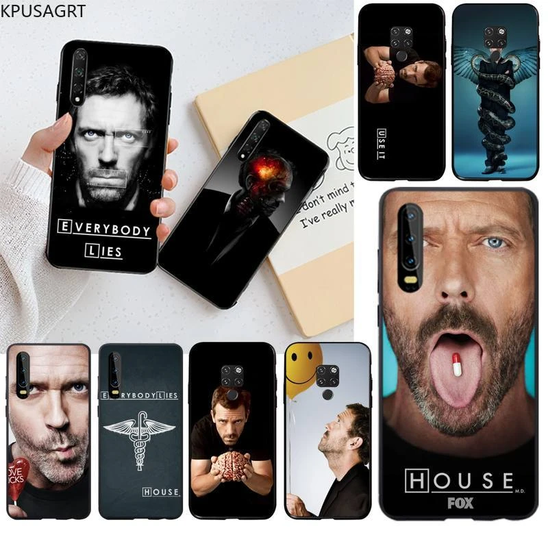 Dr Nhà Gregory Hugh Laurie Não Viên Khách Hàng Ốp Lưng Điện Thoại Huawei P40 P30 P20 Lite Pro Giao Phối 30 20 pro P Thông Minh Năm 2020 Thủ Huawei dustproof case