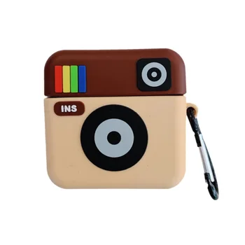 

Hot Protective Case For AirPods Pro (3rd Generation), Cartoon Camera Shape Portable Anti-knock Silicone Protection Cover