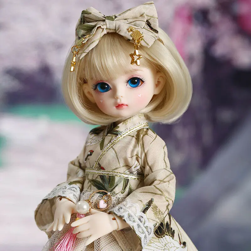

Brand New 1/6 Handmade Resin BJD MSD Simulation Doll Joint Doll Women's Girl Gift 10" Bjd Doll Full Set Silicone Fashion Doll