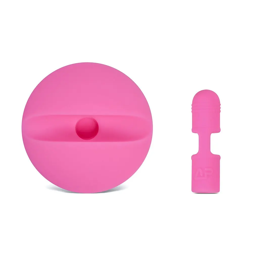 Силиконовая Подставка для зарядки с защитой от потери крышки, держатель для iPad, стилус для карандаша - Цвет: Розовый