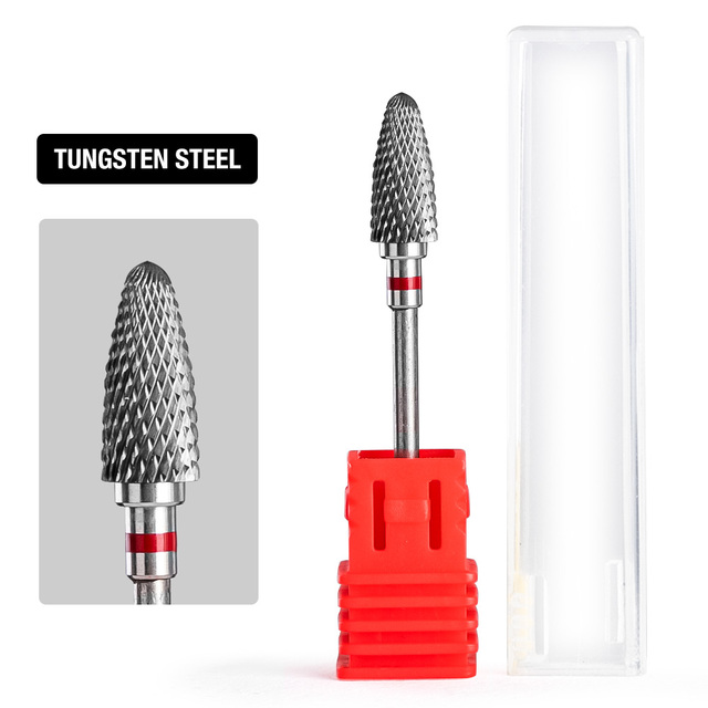Dmoley Tungsten Carbide Nail Drill Bit Milling Cutter For Manicure Pedicure Nail Files Buffer Nail Art Equipment Accessory Tools