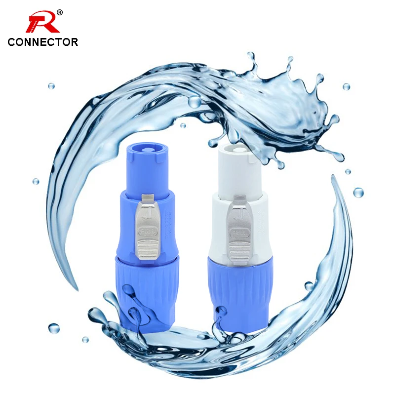 

1pc Waterproof Powercon Connector/Aviation Power Plug,250V AC/DC 20A,NAC3FCA&NAC3FCB,Flame Retardant,CE&RoHS