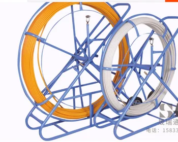 

Fish Tape Fiberglass Wire Cable Running Rod Duct Rodder Fishtape Puller 6mm