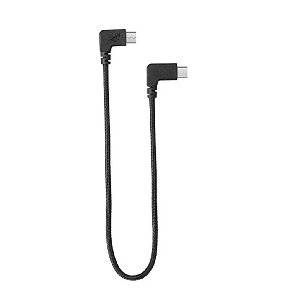 Совместимый кабель Mavic Pro 2 Type C для Micro Usb Otg 1ft нейлоновый тушеный под прямым углом