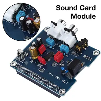 

DAC+HIFI DAC Audio Sound Card Module I2S Interface For Raspberry Pi 3 Model 2B/B+ Digital Pinboard