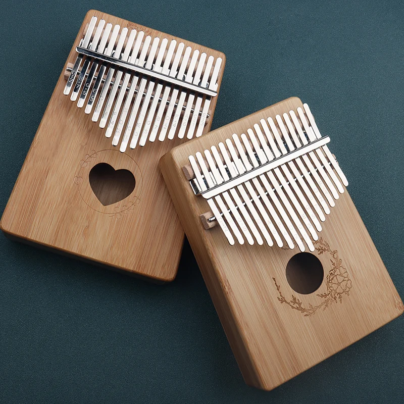 

17 Keys Kalimba Thumb Piano Mahogany Musical Instrument Beginner African Kalimba With Accessory Instructions Tuning Hammer