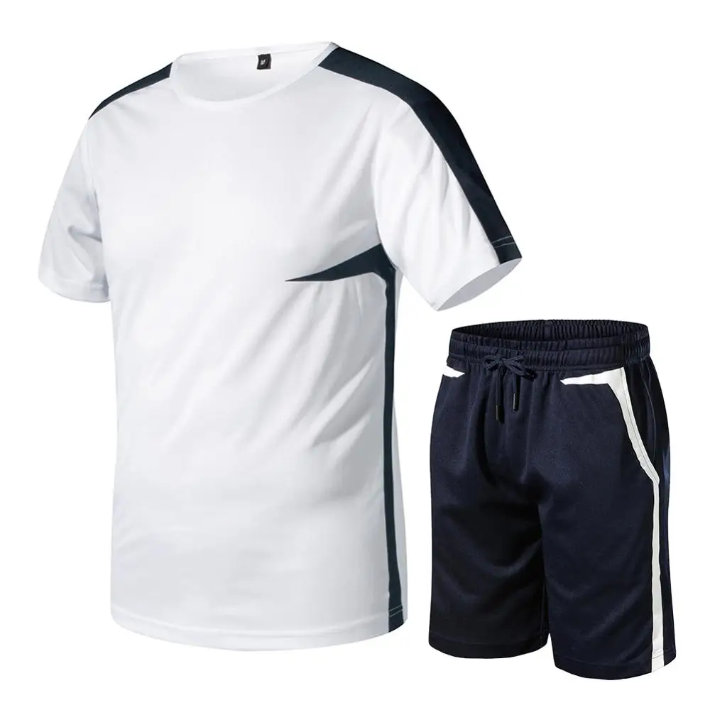 2020 Men Casual Tracksuit New Brand Summer Male Solid Sets Tops Tees + Shorts Two Pieces Clothing Men's Sportswear Loose Suits 2020 Men Casual Tracksuit New Brand Summer Male Solid Sets Tops Tees + Shorts Two Pieces Clothing Men's Sportswear Loose Suits
