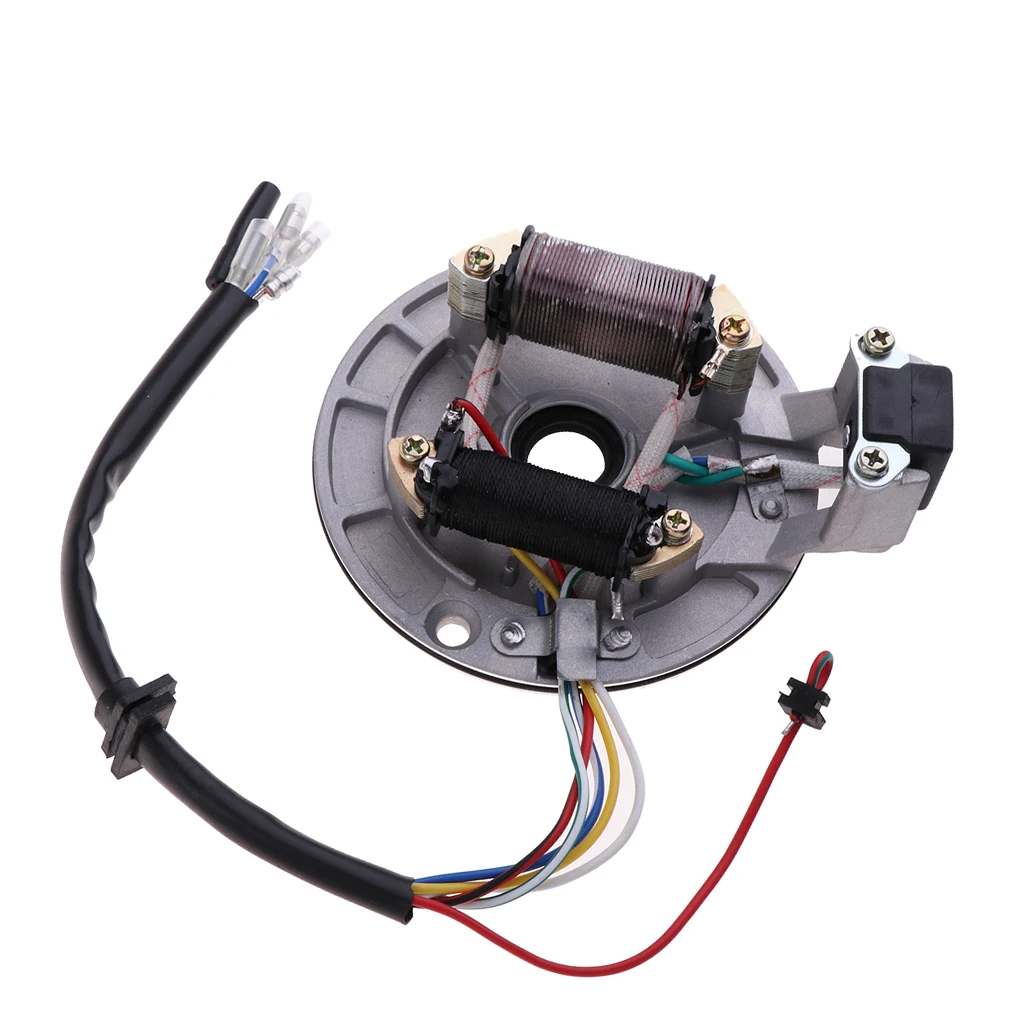 2 Coil Ignition Magneto Stator For Universal 110cc Motorcycle Dirt Bike ATV