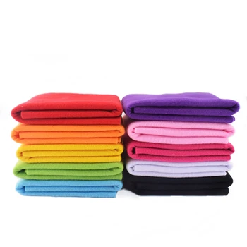 

Soft Felt Fabric Bundle,Polyester Non-woven Felt Cloth for DIY Sewing & Quilting of Dolls & Craft/1.5mm Thickness,10pcs,40*40cm