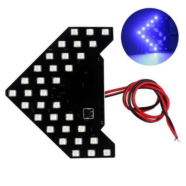 1pc 33 SMD LED Car LED Rearview Mirror Light for Arrow Panel for Car ...